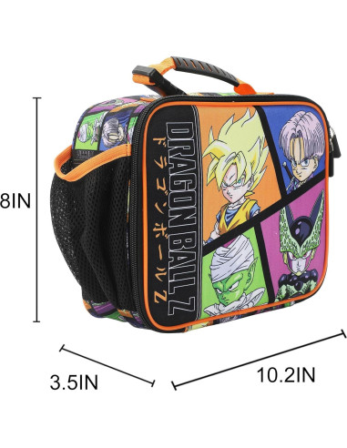 Caja de Almuerzo Aislada Bioworld Dragon Ball Z 25.9x20.3cm