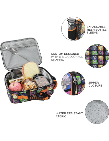 Caja de Almuerzo Aislada Bioworld Dragon Ball Z 25.9x20.3cm