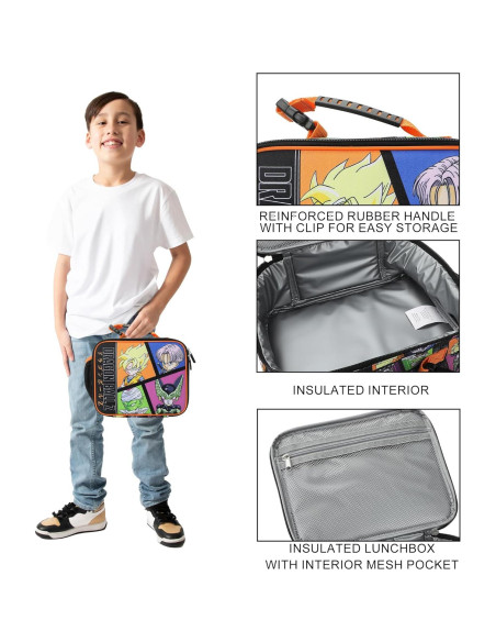 Caja de Almuerzo Aislada Bioworld Dragon Ball Z 25.9x20.3cm