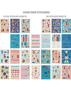 Libro de Stickers Disney Moana Fashion Angels - 1000 Stickers 2