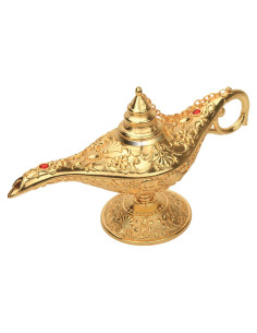 Lámpara Mágica Genio Aladino LAUYOO Decorativa 21x11.3cm
