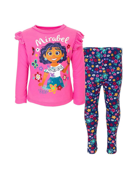 Conjunto camiseta y leggings Mirabel Disney Encanto 2T Rosa