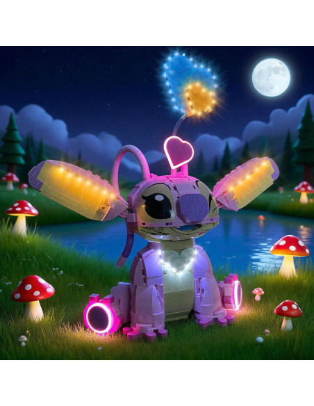Kit de Luz LED BRIXSPARK para Lego 43257 Angel Lilo & Stitch