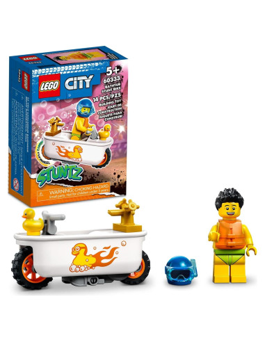 LEGO City Stuntz Moto Acuática 60333 - Juguete 14 Piezas