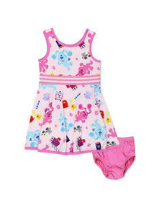 Vestido Rosa Ajuste Amplio Blue's Clues Niñas 4T