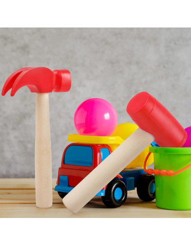 Juego de 3 Martillos de Madera Juguete Waenerec para Niños