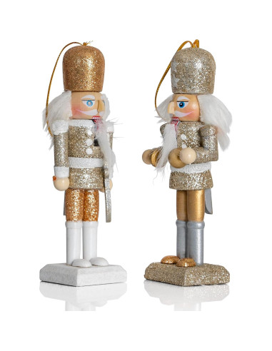 Adorno Colgante Cascanueces Ornativity Set 5 Piezas 12.7 cm