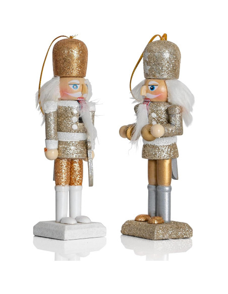 Adorno Colgante Cascanueces Ornativity Set 5 Piezas 12.7 cm