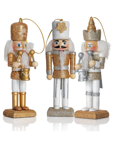 Adorno Colgante Cascanueces Ornativity Set 5 Piezas 12.7 cm
