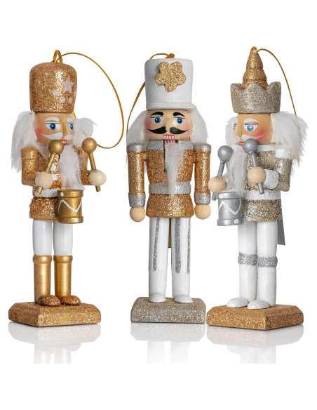 Adorno Colgante Cascanueces Ornativity Set 5 Piezas 12.7 cm