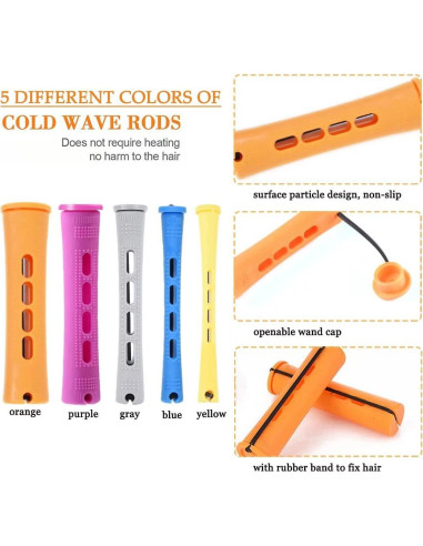 Juego de 100 Varillas de Rizar Cabello YOROSTAR - Sin Calor