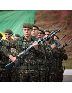 Boina Militar Gajaous para Hombre y Mujer - 100% Lana, Talla Única, Color Verde 2