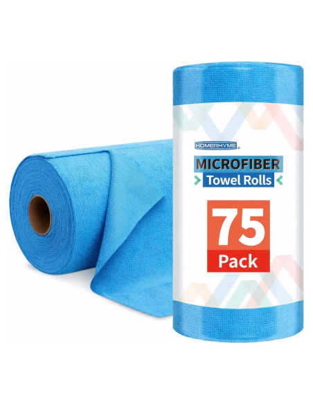 Toallas de Microfibra HOMERHYME 75 Piezas 29.2x29.2cm