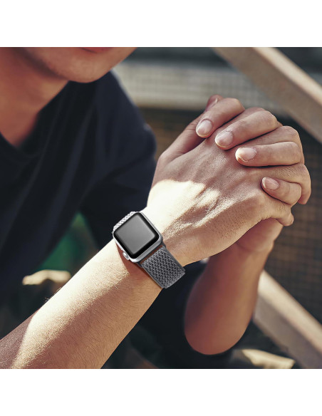 Correa Deportiva Nylon Elástico Lerobo para Apple Watch 38-49mm