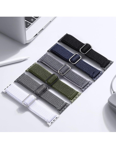 Correa Deportiva Nylon Elástico Lerobo para Apple Watch 38-49mm