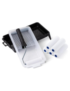 Juego de Rodillos de Pintura de Espuma Bates 8 Piezas 10 cm