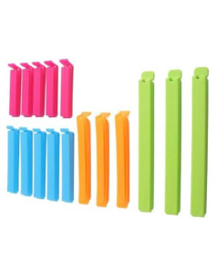 Clip de Sellado de Bolsa Yosoo 16 Piezas Reutilizables PP