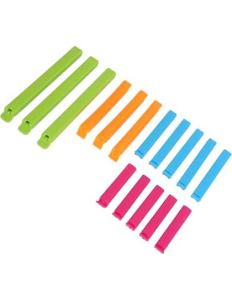 Clip de Sellado de Bolsa Yosoo 16 Piezas Reutilizables PP