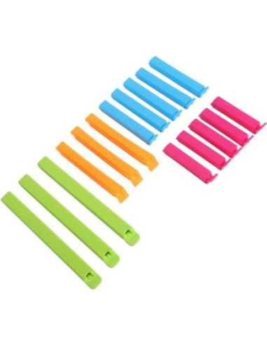 Clip de Sellado de Bolsa Yosoo 16 Piezas Reutilizables PP