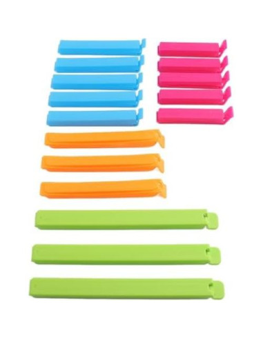 Clip de Sellado de Bolsa Yosoo 16 Piezas Reutilizables PP