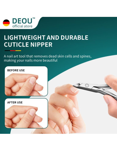 Tijeras de Cutícula DEOU Profesionales de Acero Inoxidable