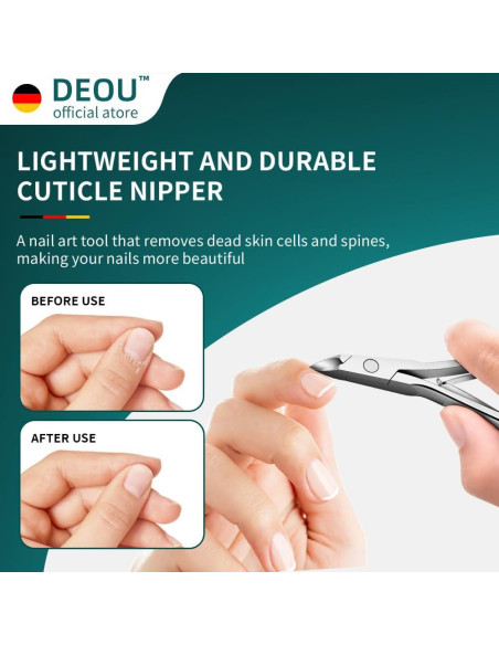 Tijeras de Cutícula DEOU Profesionales de Acero Inoxidable
