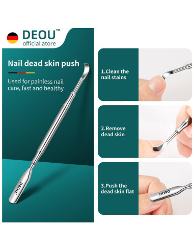 Tijeras de Cutícula DEOU Profesionales de Acero Inoxidable