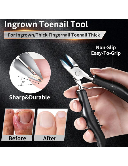 Juego de Pedicura Profesional Fvbber 8 Piezas Uñas Gruesas Juego de Pedicura Profesional Fvbber 8 Piezas Uñas Gruesas