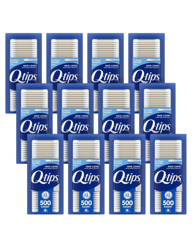 Bastones de Algodón Q-tips 100% Algodón 500 Unidades