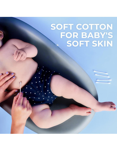 Bastones de Algodón Q-tips 100% Algodón 500 Unidades