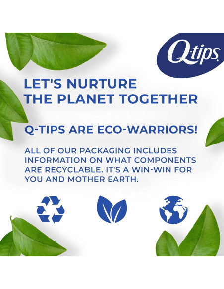 Bastones de Algodón Q-tips 100% Algodón 500 Unidades