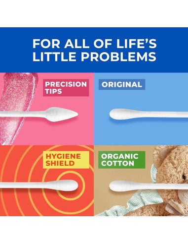 Bastones de Algodón Q-tips 100% Algodón 500 Unidades