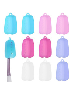 Cubiertas de Silicona TIESOME para Cepillos de Dientes - 10 Paquetes