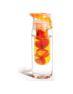 Botella Infusora de Agua Asobu 0.59L Naranja BPA Free