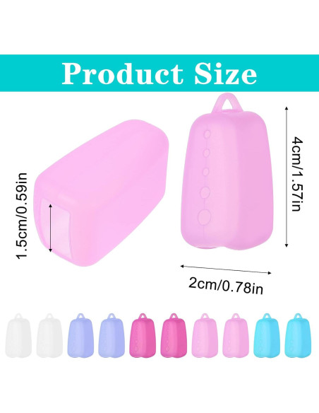 Cubiertas de Silicona TIESOME para Cepillos de Dientes - 10 Paquetes