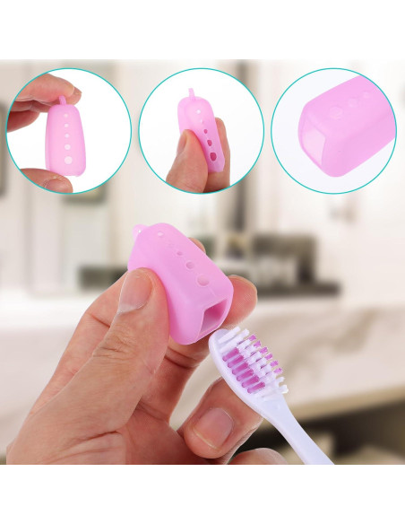 Cubiertas de Silicona TIESOME para Cepillos de Dientes - 10 Paquetes