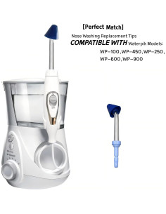 Consejos de Reemplazo Nasal JDHAVMOS para Irrigadores Waterpik - 2 Piezas 2
