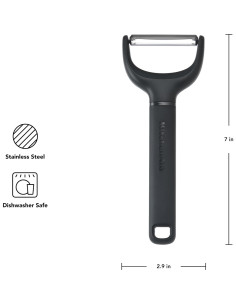 Pelador Y KitchenAid con Mango Ergonómico - Acero Inoxidable 2