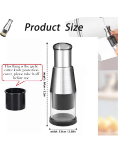 Picador Manual de Alimentos Aetomtins Acero Inoxidable 190g 2