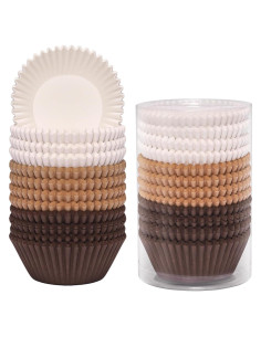 Forros de Cupcake Estándar SKIDEC 300 Piezas Papel Desechable