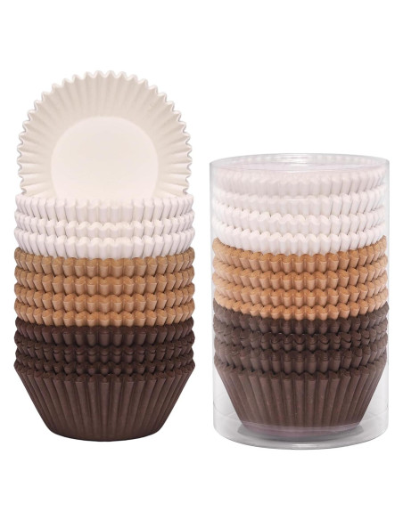 Forros de Cupcake Estándar SKIDEC 300 Piezas Papel Desechable