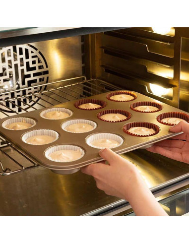 Forros de Cupcake Estándar SKIDEC 300 Piezas Papel Desechable