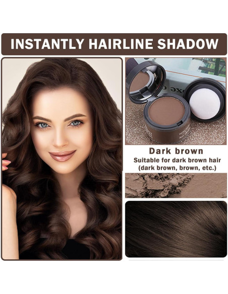 Polvo para Retoque de Raíces CAHIUYOA Castaño Oscuro 30g Polvo para Retoque de Raíces CAHIUYOA Castaño Oscuro 30g