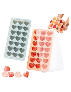 Bandejas de Hielo en Forma de Corazón Ciyliwiyi - 42 Huecos