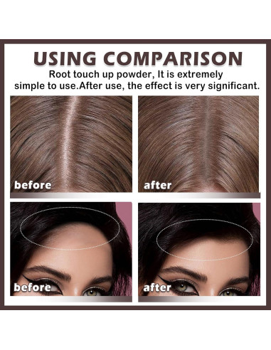 Polvo para Retoque de Raíces CAHIUYOA Castaño Oscuro 30g