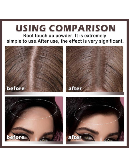 Polvo para Retoque de Raíces CAHIUYOA Castaño Oscuro 30g Polvo para Retoque de Raíces CAHIUYOA Castaño Oscuro 30g