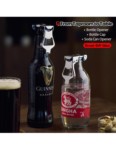 Abrebotellas 3 en 1 WAGENSTEIGER de Acero Inoxidable SUS304