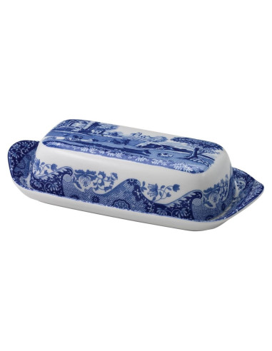 Plato de Mantequilla Spode Blue Italian 20.32x10.16 cm Porcelana