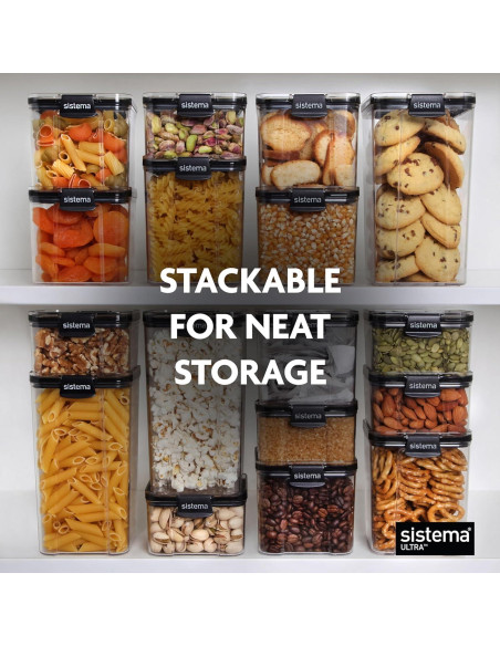 Contenedores de Almacenamiento de Alimentos Sistema Ultra 5 Pzas Contenedores de Almacenamiento de Alimentos Sistema Ultra 5 Pzas