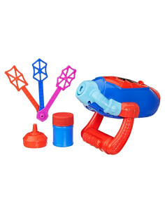 Lanzador de Burbujas Electrónico Marvel Spidey 3 Varitas